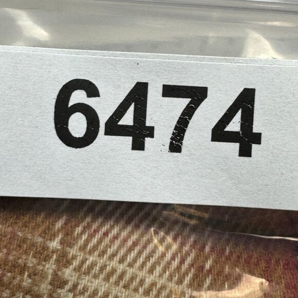 NWT Tailor Vintage Long Sleeve Plaid Shirt Orange Black Casual Men’s Small - Picture 10 of 10